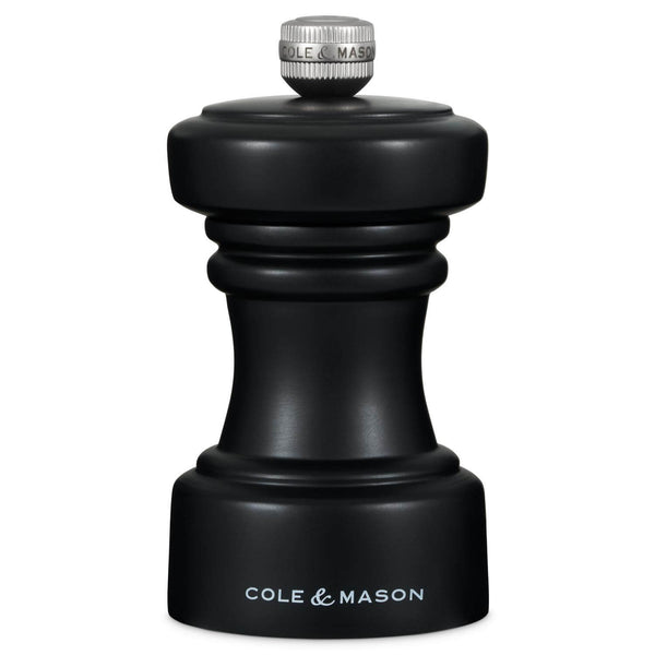 Cole & Mason Hoxton 10.4cm Beech Wood Pepper Mill - Black