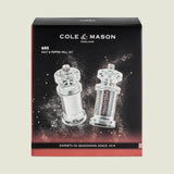 Cole & Mason 605 14.4cm Acrylic Salt & Pepper Mill Set