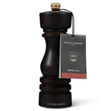 Cole & Mason London 18cm Beech Wood Pepper Mill - Chocolate