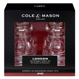 Cole & Mason London 13cm Acrylic Salt & Pepper Shaker Set