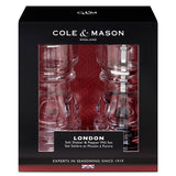 Cole & Mason London 13cm Acrylic Salt Shaker & Pepper Mill Set