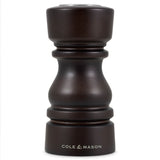 Cole & Mason London 13cm Beech Wood Salt Shaker & Pepper Mill Set - Chocolate