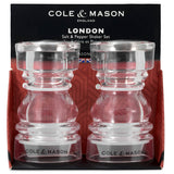 Cole & Mason London 8.6cm Acrylic Salt & Pepper Shaker Set
