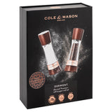 Cole & Mason Gourmet Precision+ 19cm Derwent Salt & Pepper Mill Set - Chestnut