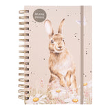 Wrendale Designs by Hannah Dale A5 Blank Notebook - Among The Daisies - Rabbit
