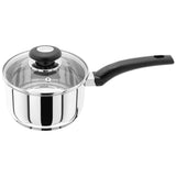 Judge Essentials 16cm Stainless Steel Saucepan With Lid - 1 Litre