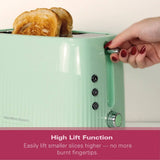 Hamilton Beach Miami 2 Slice Toaster - Mojito Mint