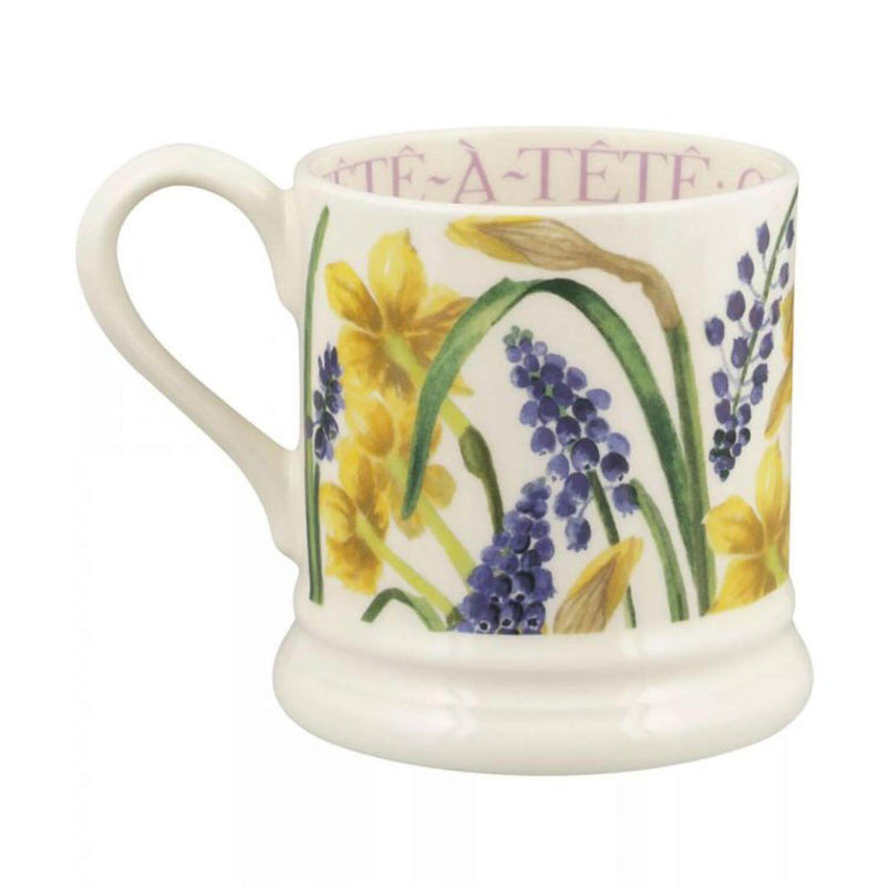 Emma Bridgewater Half Pint Mug - Tete-a-Tete & Grape Hyacinths