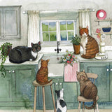 Alex Clark 1000 Piece Jigsaw Puzzle - Cats In The Kitchen