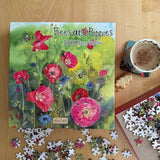 Alex Clark 1000 Piece Jigsaw Puzzle - Bees And Poppies