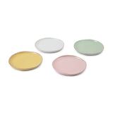 Jamie Oliver Big Love Stoneware Set of 4 Little Plates - Mixed Colours