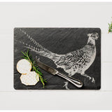 Selbrae House Slate Cheese Board & Knife Set - Pheasant