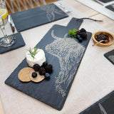 Selbrae House Large Slate Serving Paddle - Highland Cow