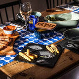Selbrae House Slate Pot Stand - Fish Repeat
