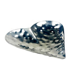 Selbrae House Hammered Polished Steel Heart Trinket Dish