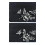 Selbrae House Set of 2 Slate Placemats - Bee
