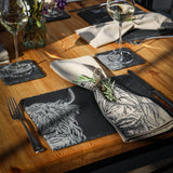 Selbrae House Set of 2 Slate Placemats - Highland Cow