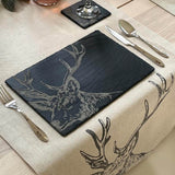 Selbrae House Set of 2 Slate Placemats - Stag