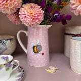 Alex Clark New Bone China 500ml Serving Jug - Bee And Flower