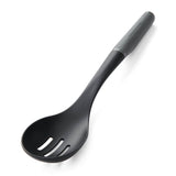 KitchenAid Soft Grip Slotted Spoon - Charcoal Grey