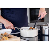 KitchenAid Soft Grip Slotted Spoon - Charcoal Grey