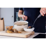 KitchenAid Soft Grip Slotted Spoon - Charcoal Grey