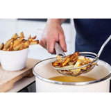 KitchenAid Soft Grip Wire Skimmer Strainer - Charcoal Grey