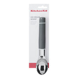 KitchenAid Soft Grip Ice Cream Scoop - Charcoal Grey