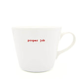 Keith Brymer Jones Word Range Bucket Mug - Proper Job
