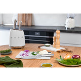 Smeg 50's Style Retro KBSF02 7-Piece Knife Block Set - White