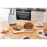 Smeg 50's Style Retro KBSF02 7-Piece Knife Block Set - White