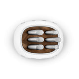 Smeg 50's Style Retro KBSF02 7-Piece Knife Block Set - White