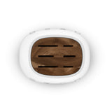 Smeg 50's Style Retro KBSF02 7-Piece Knife Block Set - White