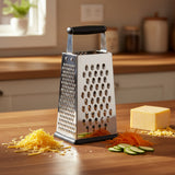 Masterclass Stainless Steel Box Grater - 4 Sided
