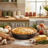 Masterclass Non-Stick Round Deep Pie Pan - 23cm