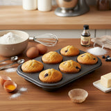 Masterclass Non-Stick Deep Baking Pan - 6 Hole