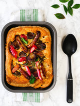 Masterclass Non-Stick Rectangle Sloped Roasting Pan - 33cm