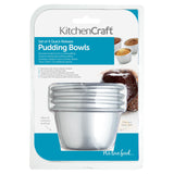 KitchenCraft 7.5cm Mini Pudding Moulds - Set of 4