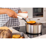 KitchenAid 34cm Slotted Spoon - Porcelain White