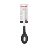 KitchenAid 34cm Slotted Spoon - Porcelain White