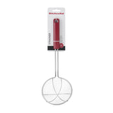 KitchenAid 36.5cm Stainless Steel Wire Strainer - Empire Red