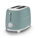 Smeg Jug Kettle & 2 Slice Toaster Set - Matte Emerald Green