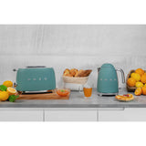 Smeg Jug Kettle & 2 Slice Toaster Set - Matte Emerald Green