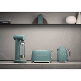 Smeg Jug Kettle & 2 Slice Toaster Set - Matte Emerald Green