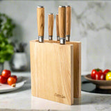 Katana Saya KSO-600/6B Olivewood 6-Piece Knife Block Set