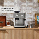 KitchenAid 5KES6551BSX Semi Automatic Espresso Machine with Burr Grinder - Stainless Steel