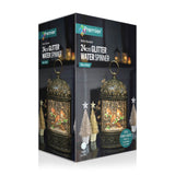 Premier 24cm Glitter Water Spinner - Lantern With Robins