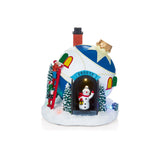 Premier Lit 22cm LED Animated Bauble House - Assorted