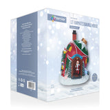 Premier Lit 22cm LED Animated Bauble House - Assorted