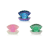 Premier Christmas 18cm Colour Changing Glitter Water Spinner - Clam Shell - Assorted Colours